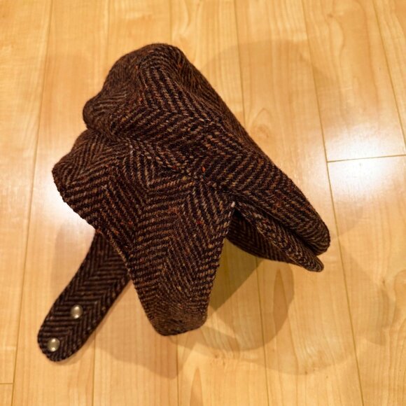 Aime Leon Dore - Wool Herringbone Earflap Hat (L/XL) - Picture 6 of 9